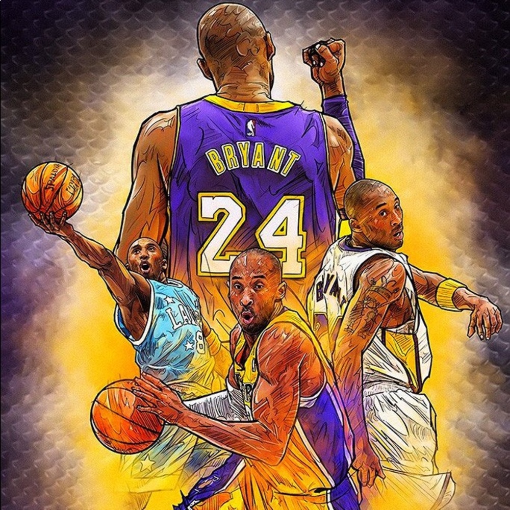 Kobe Bryant poster 19x13 inches